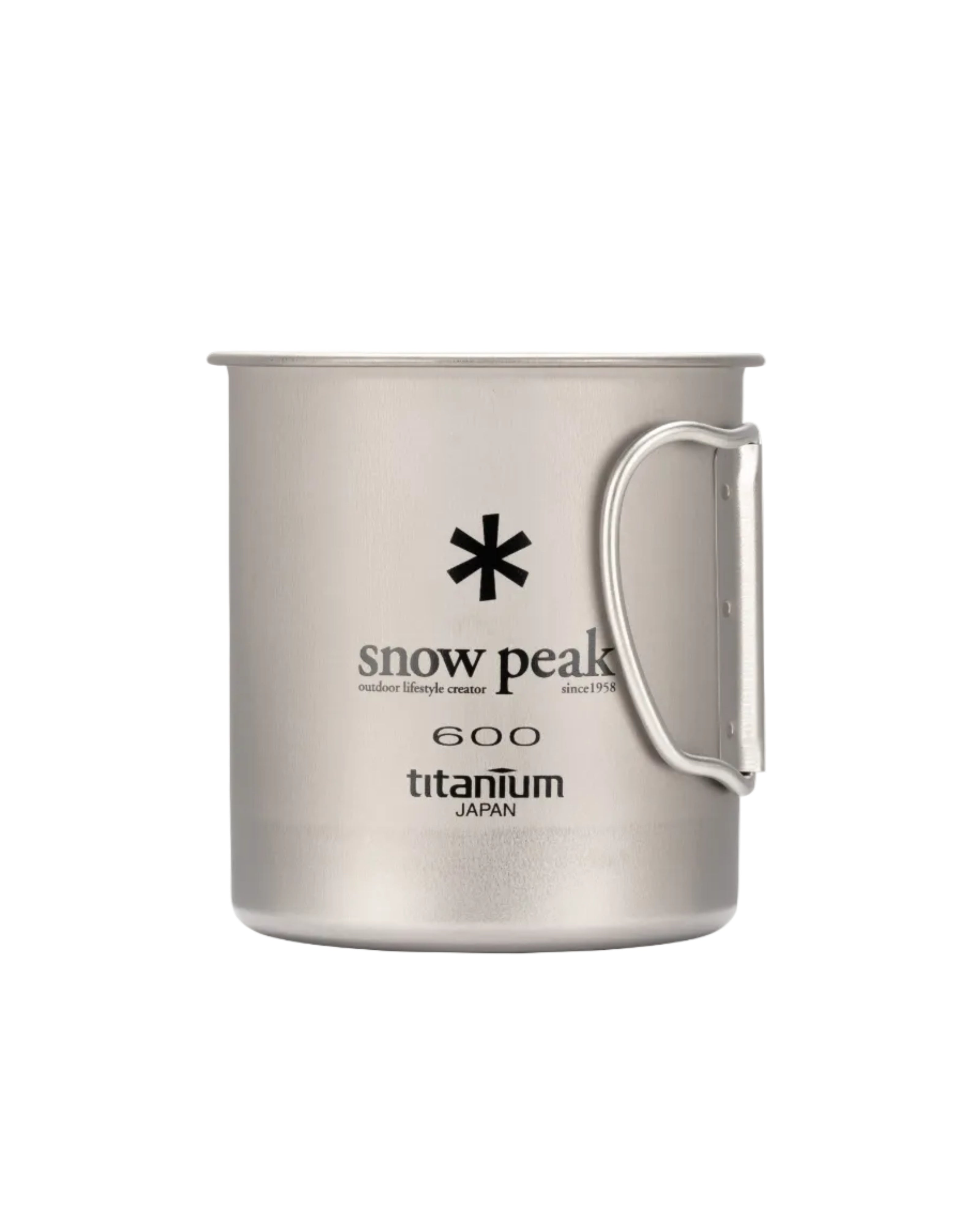 Titanium Single Wall Cup 600
